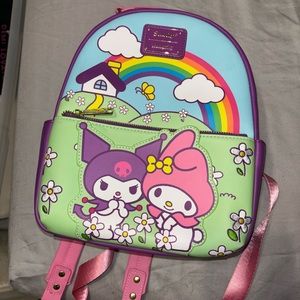 Sanrio Kuromi and My Melody Loungefly Mini Backpack